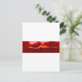 Flamingo Bird Briefkaart (Staand voorkant)