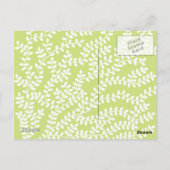 Flamingo Bird Briefkaart (Achterkant)