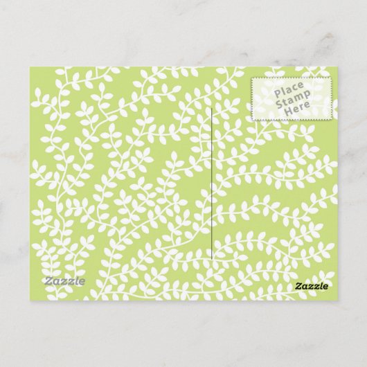 Flamingo Bird Briefkaart (Achterkant)