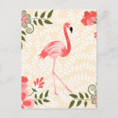 Flamingo Bird Briefkaart (Voorkant)