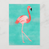 Flamingo Bird Briefkaart (Voorkant)