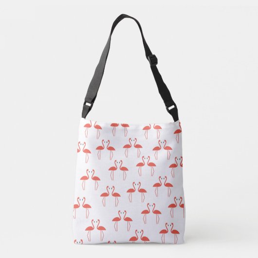 Flamingo Bird Crossbody Tas (Achterkant)