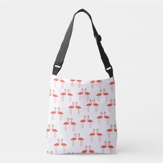 Flamingo Bird Crossbody Tas (Voorkant)