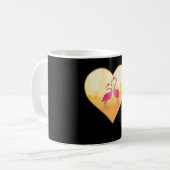 Flamingo Bird Flamingos Cute Birds Flamingo Gift Koffiemok (Voorkant links)