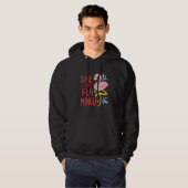 Flamingo Bird Flamingos Hoodie (Voorkant volledig)
