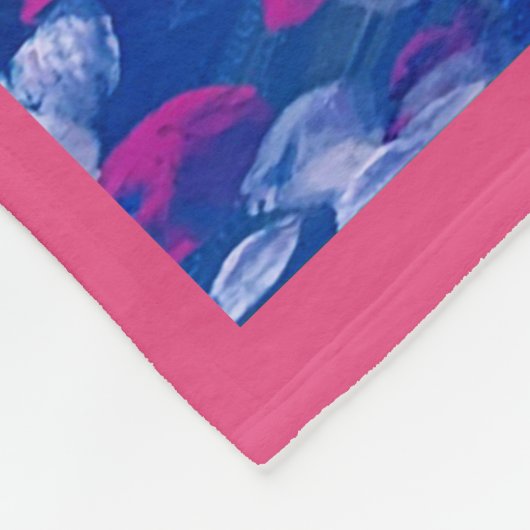 Flamingo Bird Fleece Deken (Hoek)