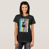 Flamingo Bird Happy Paast Cute Funny Spring Fun H T-shirt (Voorkant volledig)