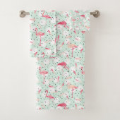 Flamingo Bird met veren Bad Handdoek (Insitu)