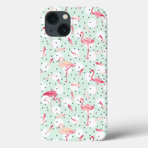 Flamingo Bird met veren Case-Mate iPhone Case
