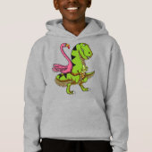 Flamingo Bird Riding T-Rex Dinosaur (Voorkant)