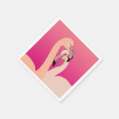 Flamingo Birds Cocktail Papieren servetten (Hoek)