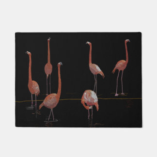 Flamingo Birds Deurmat