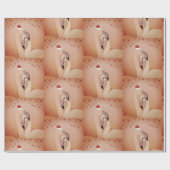 Flamingo Birds Kerstmis Cadeaupapier (Vlak)