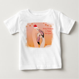 Flamingo Birds Kerstmis, nieuwjaar