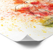 Flamingo Birds Poster (Hoek)