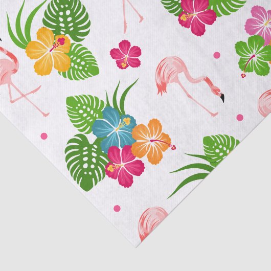 Flamingo Birds Tissuepapier (Detail)