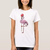 Flamingo Birthday Balloon T-shirt (Voorkant)
