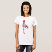 Flamingo Birthday Balloon T-shirt (Voorkant volledig)