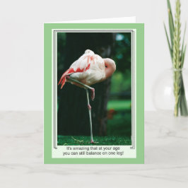 Flamingo Birthday Card Kaart