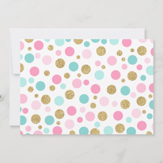 Flamingo Birthday Invitation Topical Party nodigt Kaart (Achterkant)