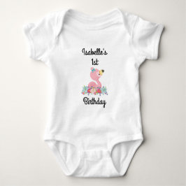Flamingo Birthday Party Bodysuit