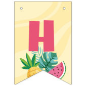 Flamingo Birthday Party - Bunting Flag Sign Banner (Tweede vlag)