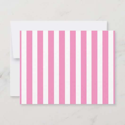 Flamingo Birthday Party Dank u voor de zomerroze Bedankkaart (Achterkant)