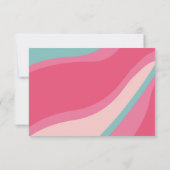 Flamingo Birthday Party - Hartelijk dank voor de p Bedankkaart (Achterkant)