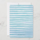 Flamingo Birthday Uitnodiging (Achterkant)