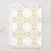 Flamingo Birthday Uitnodiging (Achterkant)