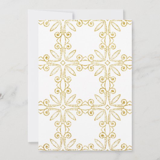 Flamingo Birthday Uitnodiging (Achterkant)