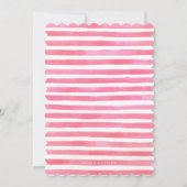 Flamingo Birthday Uitnodiging (Achterkant)