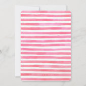 Flamingo Birthday Uitnodiging (Achterkant)