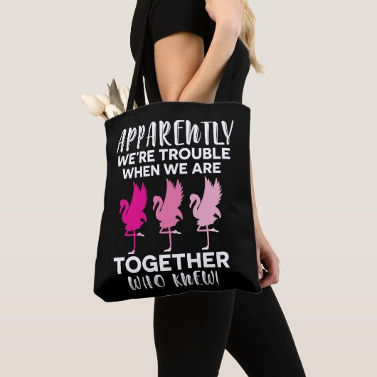 Flamingo Blijkbaar zijn we moeilijk als we samen z Tote Bag (Dichtbij)