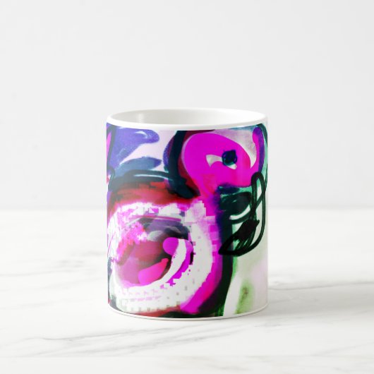Flamingo bloem vreugde koffiemok (Center)