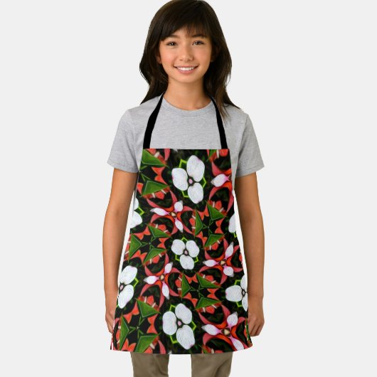 Flamingo bloemen patroon schort (Insitu)