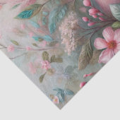 Flamingo Bloemrijke Botanische Kunst Tissuepapier (Detail)