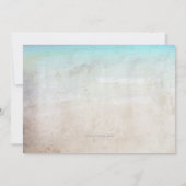 Flamingo Blue Kerstmis Wenskaarten Feestdagenkaart (Achterkant)