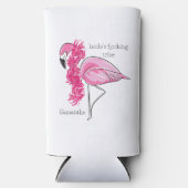 Flamingo Boa Bachelorette Flocking Tribe Custom Seltzer Blikjeskoeler (Voorkant)