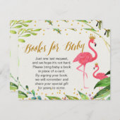 Flamingo - Boeken voor de Kaart van het Tussenvoeg (Voorkant / Achterkant)