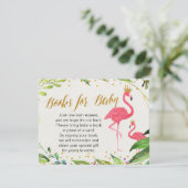 Flamingo - Boeken voor de Kaart van het Tussenvoeg (Staand voorkant)