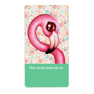 Flamingo Boekplaat Labels