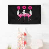 Flamingo | Boo Flamingo Halloween Flamingo Ghost Spandoek (Insitu)