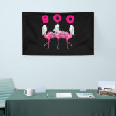 Flamingo | Boo Flamingo Halloween Flamingo Ghost Spandoek (Beurs)