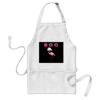 Flamingo Boo Ghost - Flamingo Halloween Standaard Schort