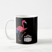 Flamingo Bowling Grappige Sport Bowler Team Mannen Koffiemok (Links)