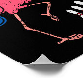 Flamingo Bowling Grappige Sport Bowler Team Mannen Poster (Hoek)