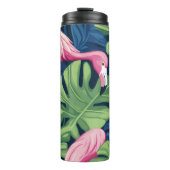 "Flamingo Breeze Plastic Thermos" Thermosbeker (Voorkant)