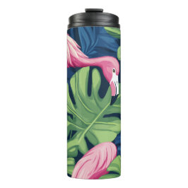 "Flamingo Breeze Plastic Thermos" Thermosbeker