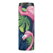 "Flamingo Breeze Plastic Thermos" Thermosbeker (Achterkant)